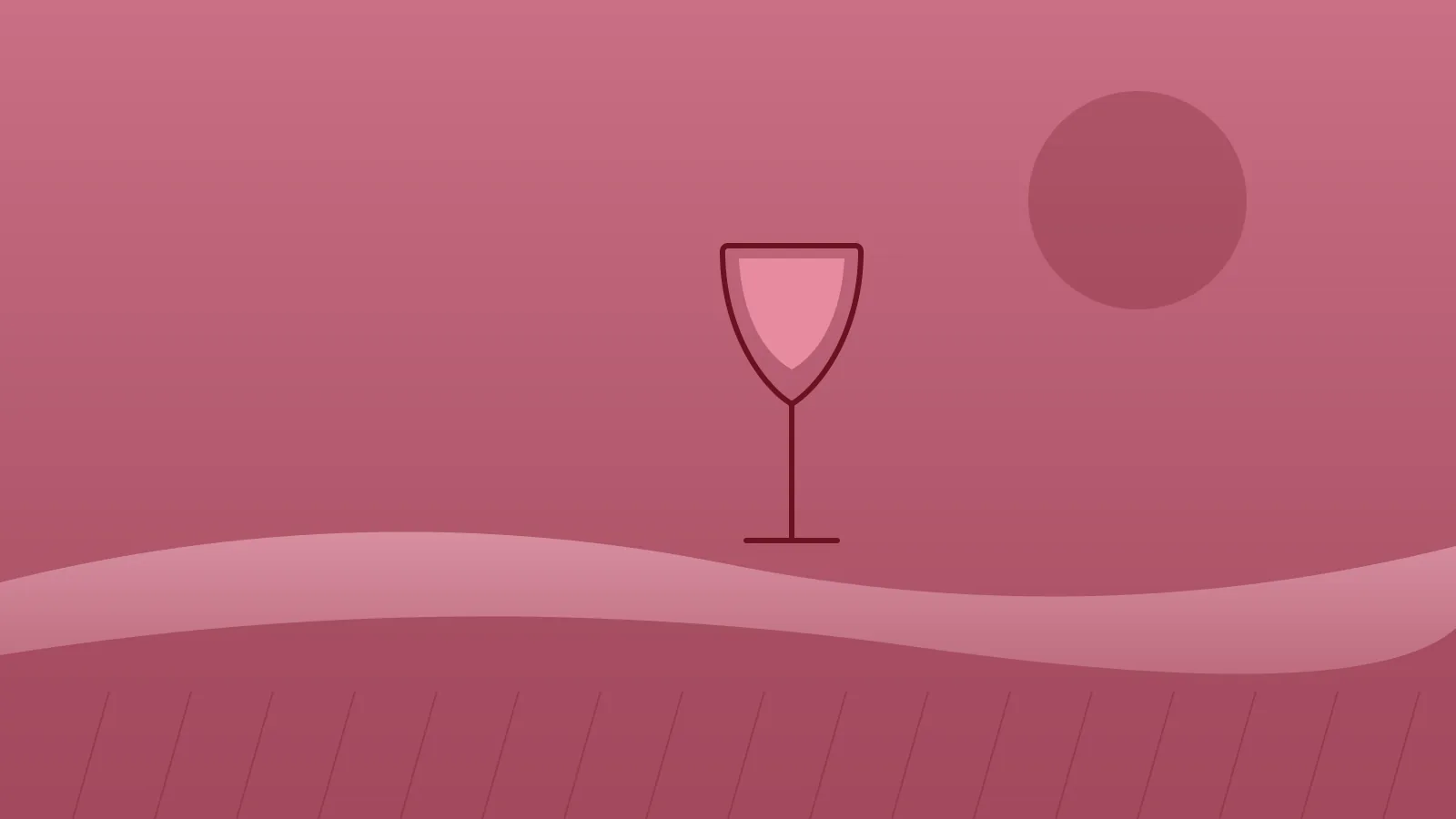 Terrasse estivale pour découvrir le vin rosé